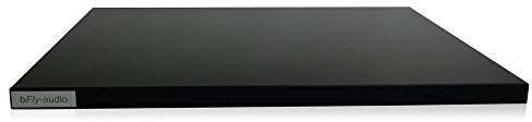 bFly-audio Flatline Gerätebasis in schwarz | belastbar max. 75 kg (L = 50 x 40 cm, Basic)