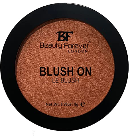 Beauty Forever Blush On, Lightweight, Shimmery Natural Matte Finish, Oil Free Suitable For All Skin Types, Cool Natural Looks Blushing Cheeks, Available in Fabulous Shades, 8gms (03 TERRACOTTA)