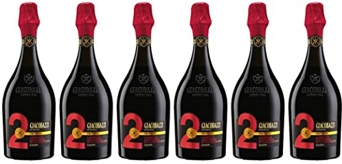 Giacobazzi Giacobazzi 2 Lambrusco Grasparossa di Castelvetro DOC Halbtrocken (6 x 0.75 l)