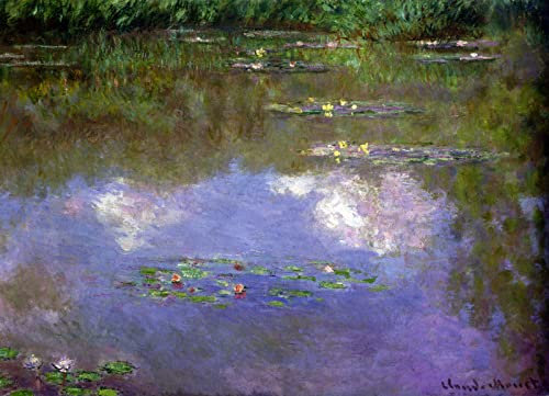 Paint by Numbers for Adults DIY Oil Painting Kits Water Lilies Claude Monet Painting by Number Drawing On Canvas Art Decor Gifts