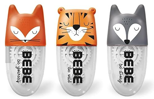 Interdruk 3x Korrekturroller Korrekturband Korrekturmaus 6m x 0,6 mm BeBe Friends Boys