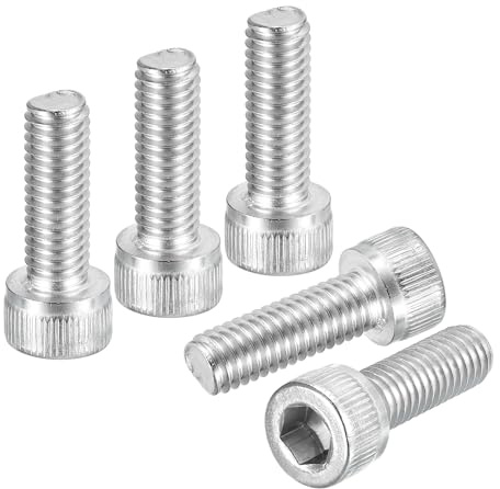 DTGN M6-1x18 Zylinderschrauben mit Innensechskant - 40 Stück Innensechskantschrauben - für Schränke 3D-Drucker Motorrad Türgriffe - Innensechskantschraube Vollgewinde Edelstahl 304