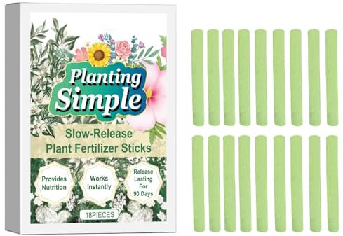 Vjeybv Fertilizer Sticks for Indoor Plants | Garden Plant Fertilizer Sticks | 18X Indoor Plant Food for Houseplants, Indoor and Outdoor Plant Fertilizer Sticks