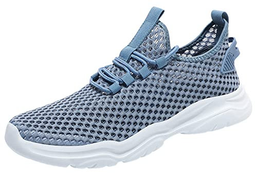 SRZYMJ Schuhe Herren Blau Sneaker Herren Grau Berufsschuhe Damen Safety Shoes for Men Laufschuhe Herren Lammfell Hausschuhe Herren Hausschuhe Filz Damen Stiefel Schwarz Flach Damen Slipper 44