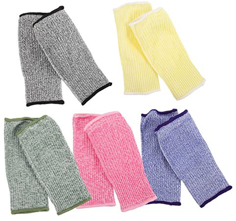 BUGUUYO Mangas Anticortes para Antebrazos, 10 Piezas, Manga de Protección Industrial Resistente, Transpirable y Elástica, Adecuado para Jardinería, Carpintería y Trabajos Varios estilos