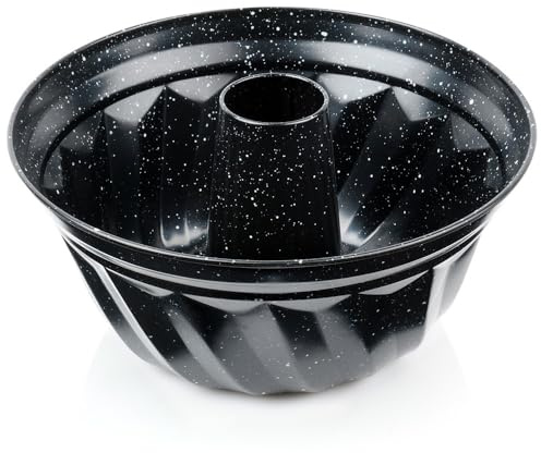 Vilde Gugelhupffrom Moule à gâteau en granit avec cheminée 24,5 cm