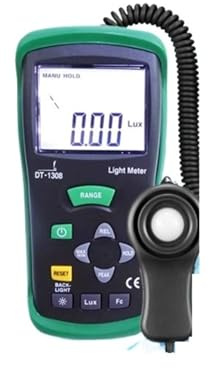 DT-1308 Digital Illuminance Light Meter Handheld Digital Radiometer