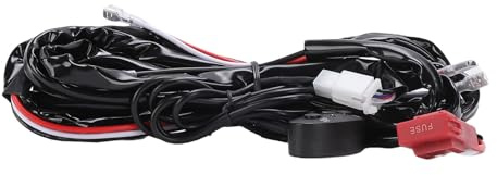 Generic Dual Color Low Beam Headlight Wiring Harness for Off-Road Vehicles SUV Pickup Trucks Motorcycles - Stable Power Supply