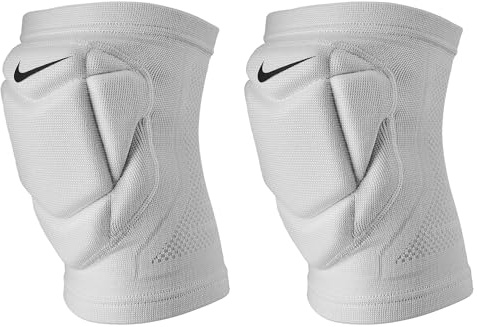 NIKE Unisex Vapor Elite Volleyball Rodilleras White/Black XS/S