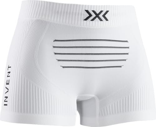 X-Bionic Invent Light Boxer Shorts Women Boxer Shorts, Donna, Arctic White/Dolomite Grey, XS