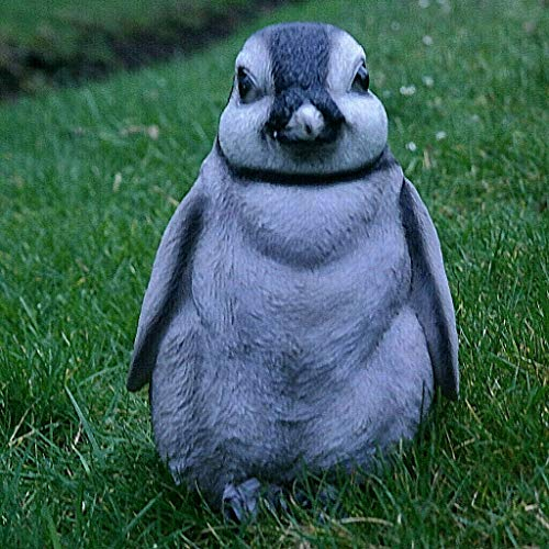 FD Pinguin Baby Tierfigur Dekofigur grau Wild Vogel