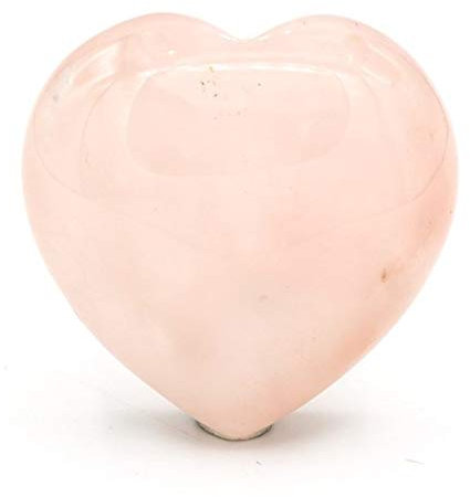 Handschmeichler Herz Rosenquarz rosa - Stein mit mysteriöser Ausstrahlung - Sanftheit und Liebe - CUTE NAILS