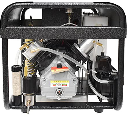 Compresor de aire TUXING 4500Psi Pcp, filtro de sistema de refrigeración de agua y ventilador integrado, versión de parada automática y purga automática, para llenado de tanque de buceo