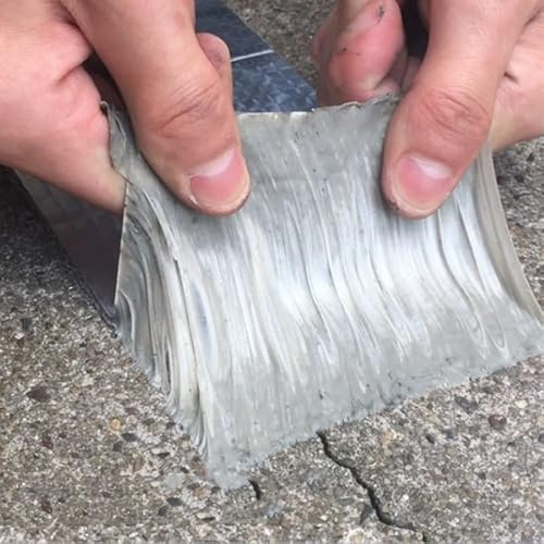 Gorra Ruban Adhésif Étanche & Résistant, le Stop Fuite efficace - Bande Adhésive de 500cm x 5cm - Bande d'Etanchéité Imperméables - Auto-Adhésif - Fuite de Toit - Fissure de Surface