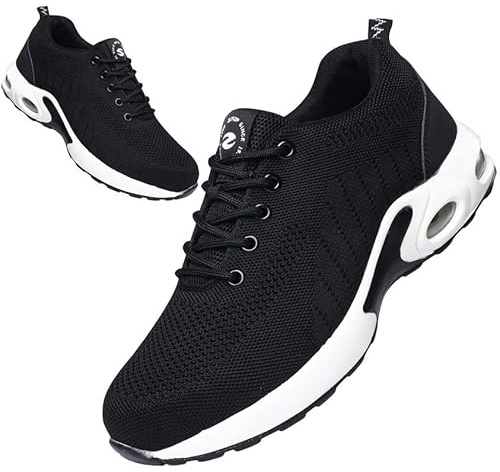 ziitop Chaussures de sécurité Homme Femme Basket de Securite Baskets Chantiers Embout Acier Respirant Chaussures de Travail Légère Anti-Perforation