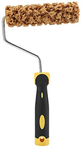 GRCFUMO 1 PC -Lackwalze, Texturfarbenwalzen, Texturmuster -Farbwalzenpinsel mit Griff für das Wandmalwerk mit Wandmalereien