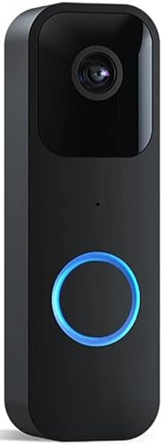 Blink Video Doorbell, HD 1440p Camera, Two-way Audio, Weather Resistant, Battery Powered, Wi-Fi Enabled with Motion Detection, Black
