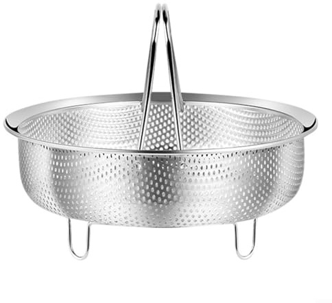Inserto in acciaio inox per cestello a vapore, pentole e pentole a pressione, materiale alimentare 304, lavabile in lavastoviglie, 14/18/22/24 cm (L)