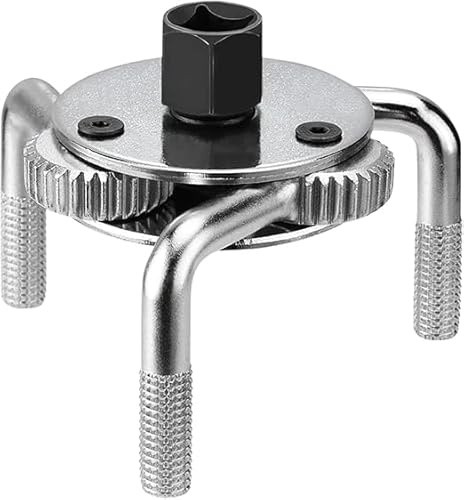 MIRSTORE Chiave a Ragno Autostringente da 65 a 110 mm per Filtro Olio Motore Auto e Moto