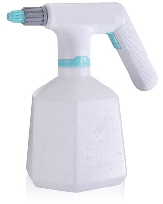 Pulverizador eléctrico, Regadera eléctrica Recargable for jardín, 1L, 3,6 V, rociador portátil for riego de Plantas, Botella for Interior