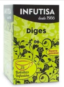 Diges, Infusión Digestiva, 25 Bolsitas. Pack de 2