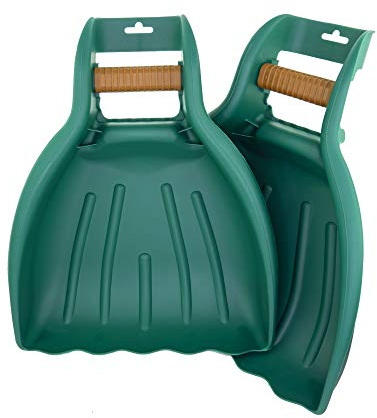 MEKKAPRO Set of 2 Garden Leaf Grabbers, Leaf Scoops and Garden Claws V2.0 - Sturdy Ergonomic Grip Leaf Rake - Leaf Collector Grabber - Big Hand Held Garden Grabbers for Leaf and Lawn Grass Removal