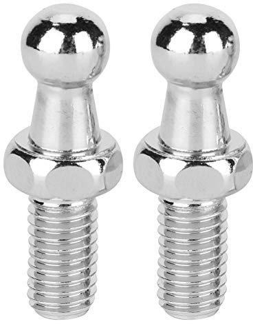 Kugelbolzen, 2 Stück CNC-Kugelbolzen Auto Kugelbolzenschraube Kugelbolzen kugelzapfen Kugelgelenke Schraube aus Aluminiumlegierung für Gasdruckfedern mit Kugelkopf (M8)