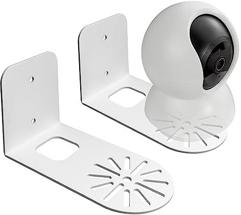 sciuU Wandhalterung / Deckenhalterung Kompatibel mit TP-Link Tapo kamera | 2 Stück - Metall Stahl Halterung Ständer Halter Zubehör Universal für Überwachungskamera / Kamera überwachung Innen