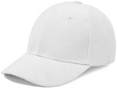 Boolavard Kids Boy Girl Baseball Cap Hat Soft Lightweight Adjustable Size for 2-9 Years (White)