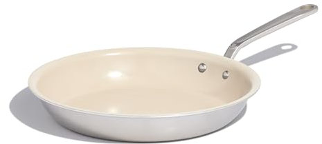 Made In Cookware - 12 Nonstick Ceramic Frying Pan - 5 Ply Stainless Clad - Professional Cookware - Induction Compatible