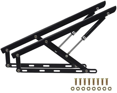 1 Paio Sollevatori Per Letto Contenitore Per Impieghi Gravosi, Kit Meccanismo Di Sollevamento Letto Contenitore, Supporto Di Sollevamento Letto,Per Letto Contenitore O Divano Letto(110cm/43in)