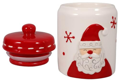 PRETYZOOM Boîte à Thé Chic Céramique Bocal De Rangement Pratique Pour Fruits Secs Café Thé Petit Pot