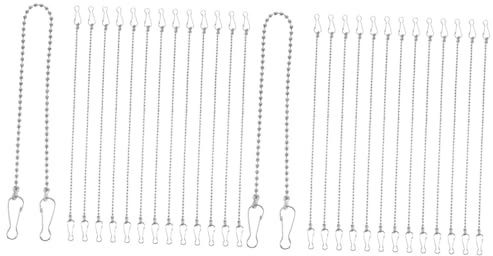 ULTECHNOVO 2 Sets Dekorative Metallbügel Hängeketten Mit Haken Für Gartenpflanzentöpfe Weihnachtsdekor 24 Stück * 2