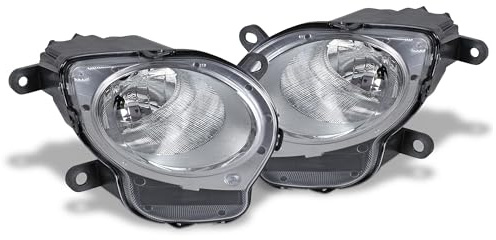 BESTPRICE 2x Fernscheinwerfer H1 mit Tagfahrlicht ohne Stellmotor für LWR