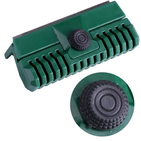 Universal Fine Steel Chainsaw Chain Guide Bar Rail Lawn Garden Tool for Sharpening and Measuring Depth 11x6x4cm Green