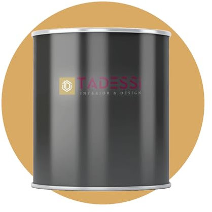 Tadessi Peinture d'intérieur orange - Jaune terre - Peinture murale mate lavable - Sans odeur et sans solvant - Bidon de 2,5 l