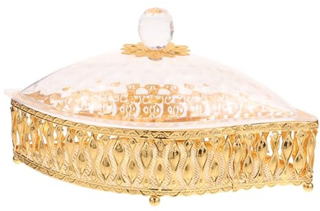 MAGICLULU Boîte De Rangement Pour Bonbons En Alliage Daluminium Acrylique Rangement Facile Pour Les De Fête