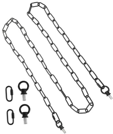 TOKIDNY Hanging Chain Kit for Pendant Light Adjustable Chain Extension Hook Rings Functional Light Fixture Parts for Indoor Outdoor Use