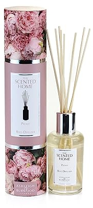 Ashleigh & Burwood Scented Home 150ml Rattanstäbchen Duft Geschenkset Peony