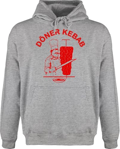 Shirtracer - Hoodie Herren Pullover Männer - Karneval & Fasching - Original Döner Kebab Logo I Döner Kebap I Döner Geschenke