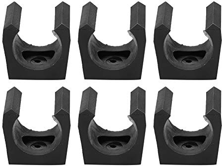 Dioche Pool Queue Clip, 6pcs Kunststoff Leichtgewicht Billard Pool Einzelhalter Mini Rod Organizer Carrier Zubehör
