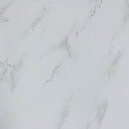 DBS White Marble Bathroom Panels PVC Ceiling Cladding Shower Wall Kitchen (4 Panels)