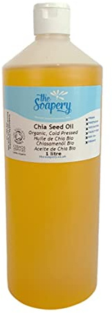 Olio di semi di Chia Bio spremuto a freddo 1 litro - 100% puro