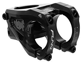 Funn Equalizer Vorbau, CNC-gefräst, Drop/Rise 10mm, Klemme 31.8mm | 6061 Alu, wendbar montierbar, breite Lenkerauflage, für Enduro, Trail, XC, Downhill und BMX