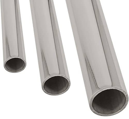 OPIOL QUALITY® Edelstahl Rohre 22x1,5 mm aus Edelstahl A2 V2A (1000 mm) Rundrohr Handlauf Treppengeländer Edelstahlrohr Geländer Zaunpfosten Rohr Rohrverbinder