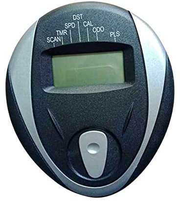 F Fityle Tachimetro Monitor Universale LCD con Contatore della Frequenza Cardiaca Strumento Analitico Durevole per Bici da Bici Sportive Cyclette Indo, SM