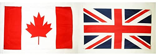 AZ FLAG Drapeau Canada 90x60cm - Drapeau Canadien 60 x 90 cm - Drapeaux & Drapeau Royaume-Uni - Multicolore - 60 x 90 cm