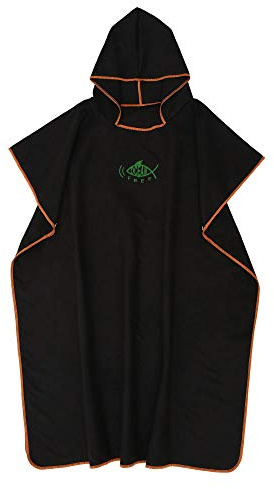 Retrok Poncho de surf en microfibre extra large 110 x 90 cm, séchage rapide, ultra léger, poncho de bain avec capuche, aide à la plage, pour adultes et adolescents, poncho de serviette lavable en