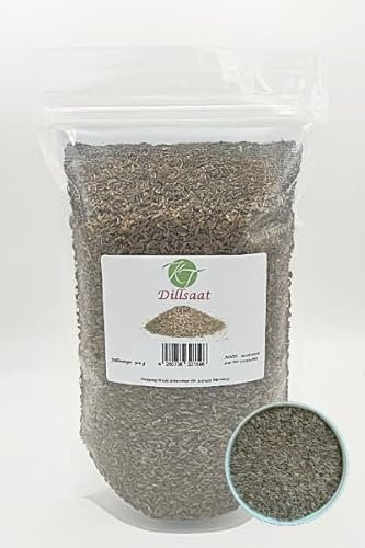 K T 500 g / 0,5 Kg Dillsaat ganz Dillsamen Gurkenkümmel Dillkörner - 1A Qualität
