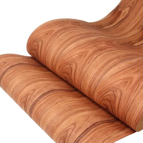 58 cm de large Éclisse en placage naturel de bois de rose brésilien Épaisseur : 0,25 mm Taille : 2,5 x 0,58 cm - Idéal pour la décoration de meubles DIY, placage de haut-parleurs, rénovation